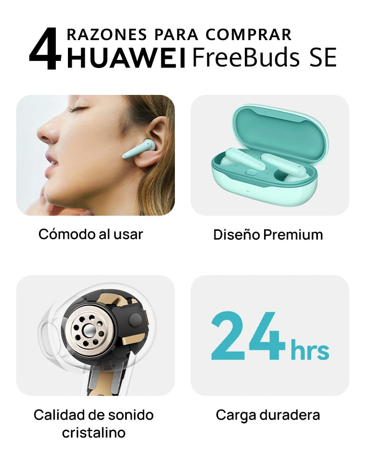 Huawei FreeBuds SE análisis  63 características detalladas