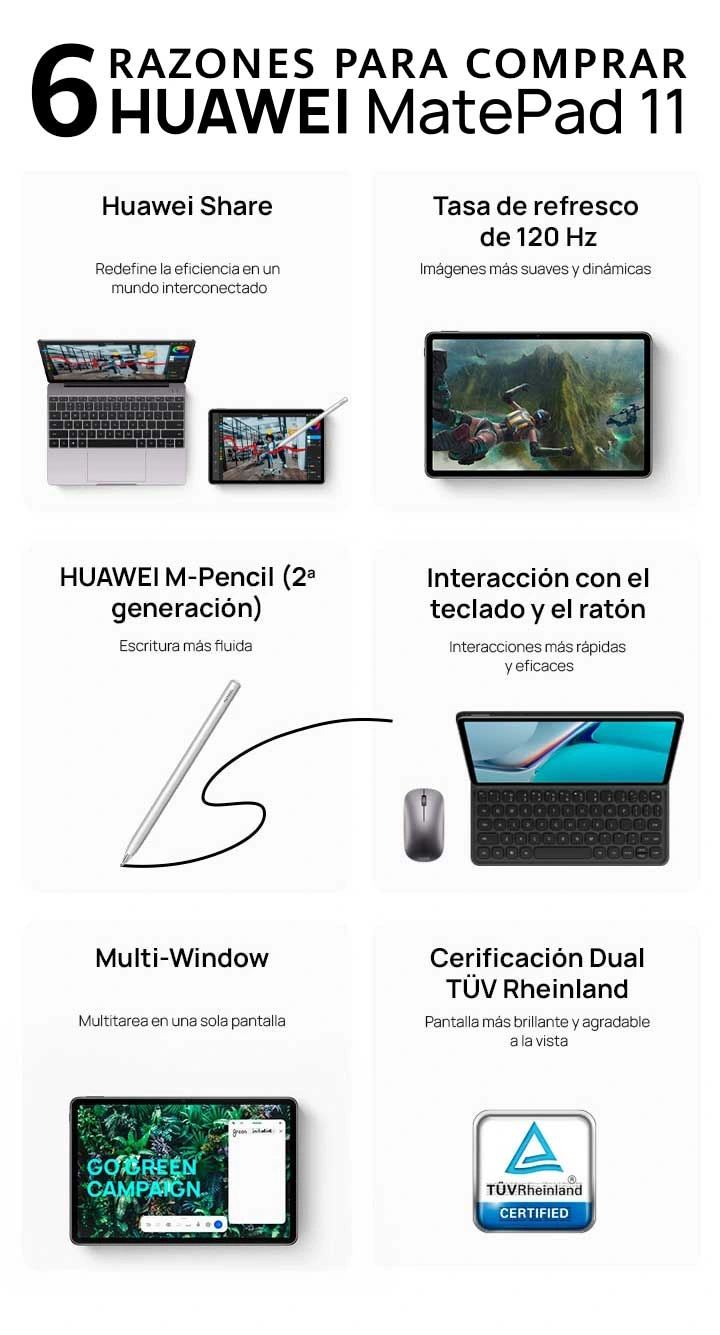 Compra Huawei Matepad 11 - HUAWEI MX