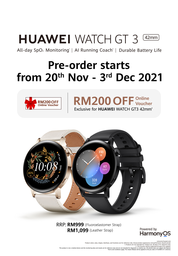 Buy HUAWEI Watch GT3 - HUAWEI Malaysia