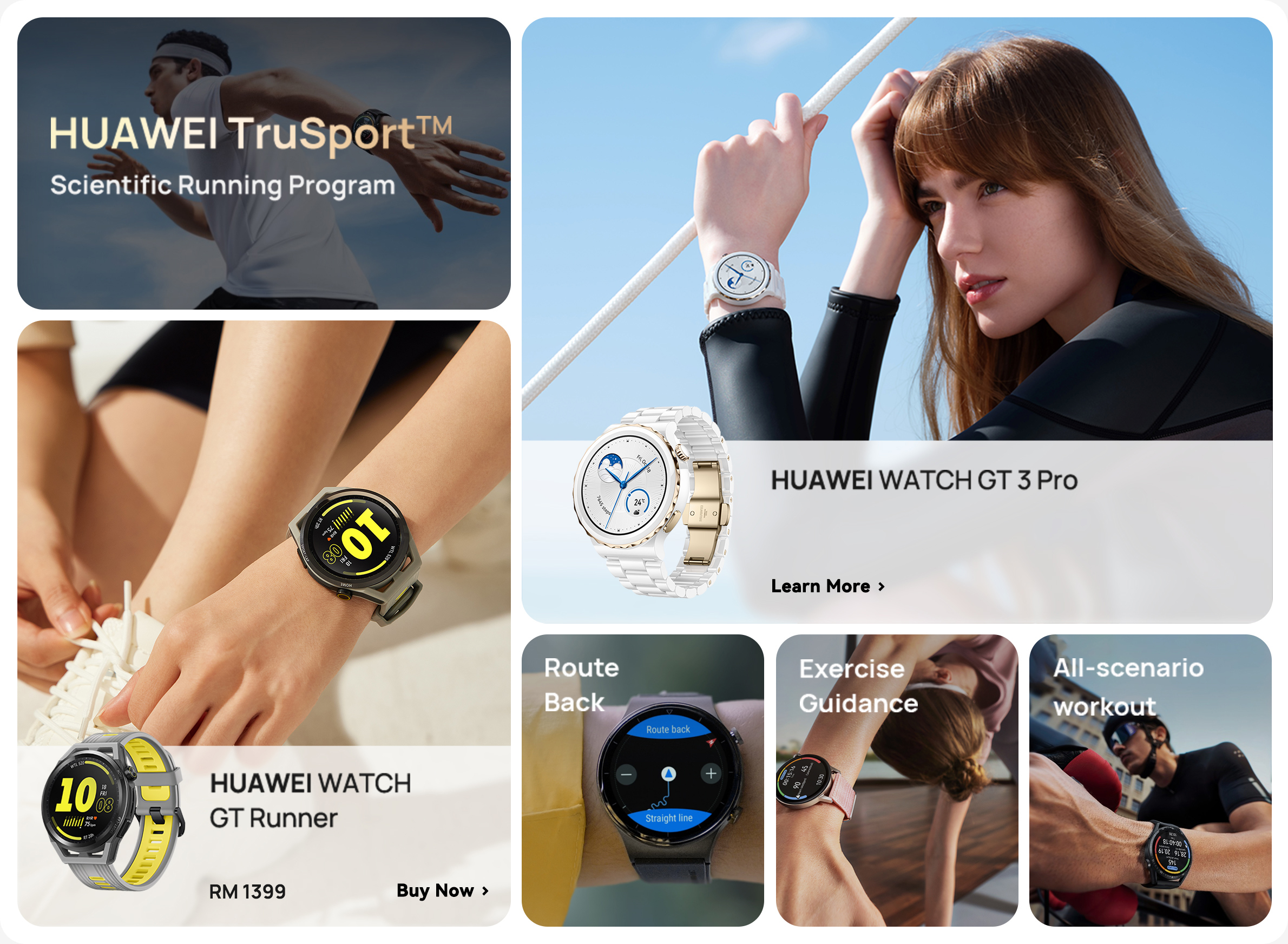 Huawei best sale smartwatch range