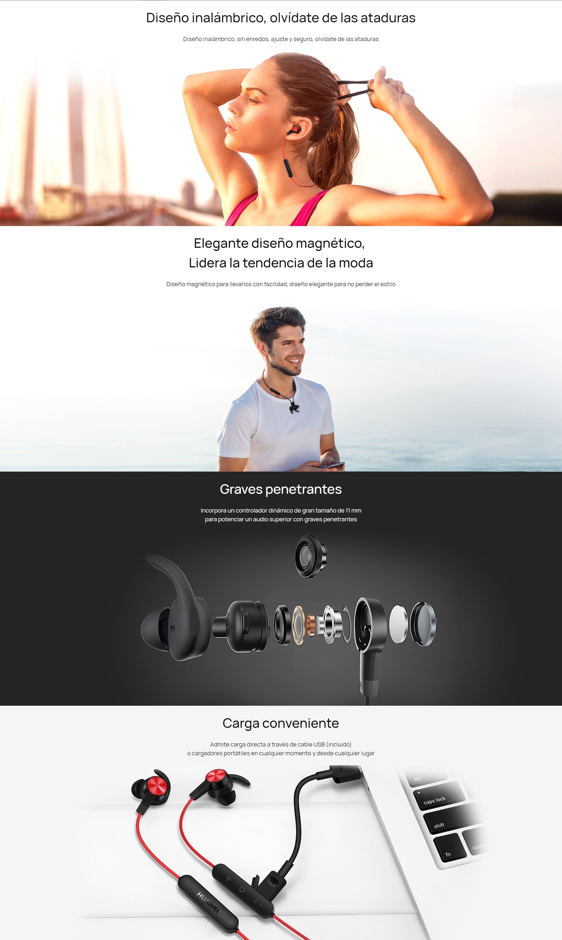 Comprar HUAWEI Sport Headphones Lite - HUAWEI Perú