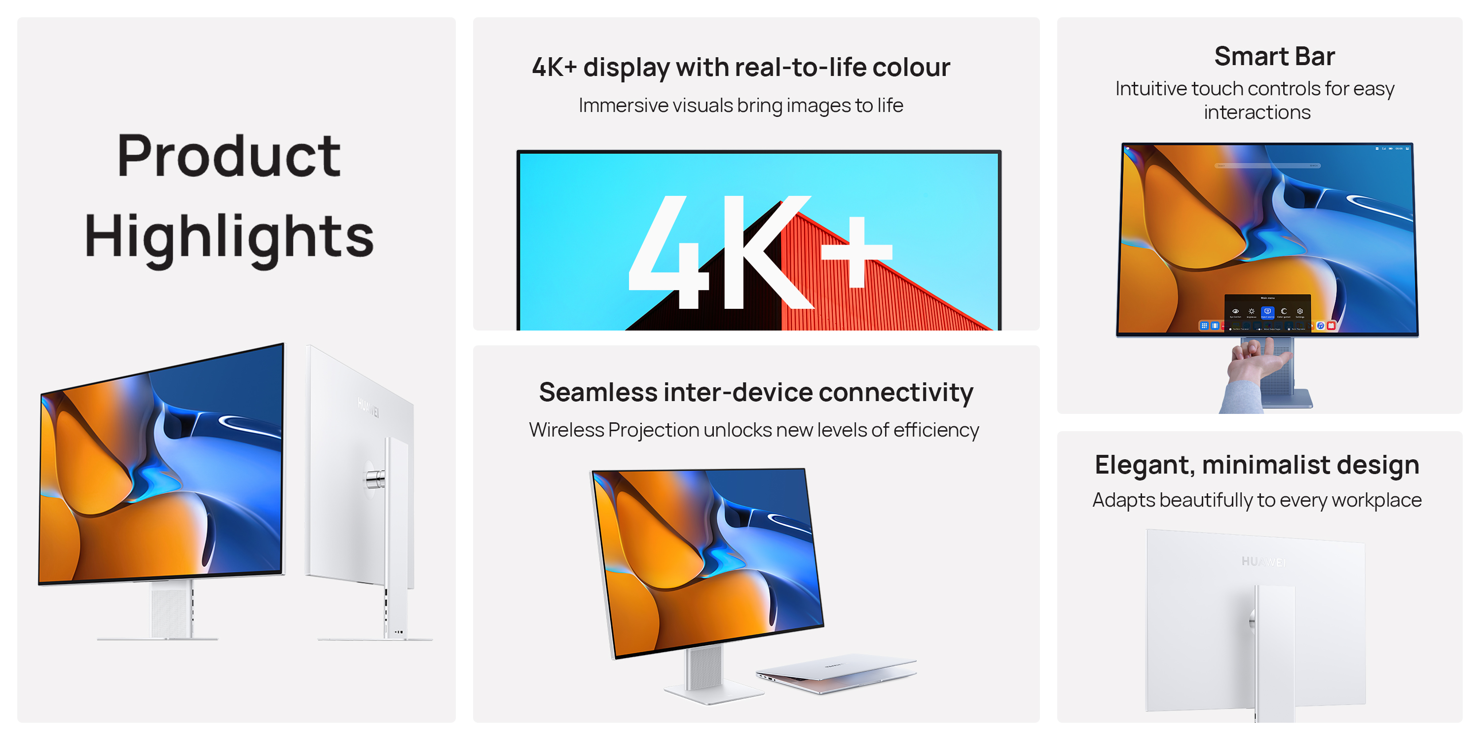 Wireless projection (only supported by HSN-CBA monitors)