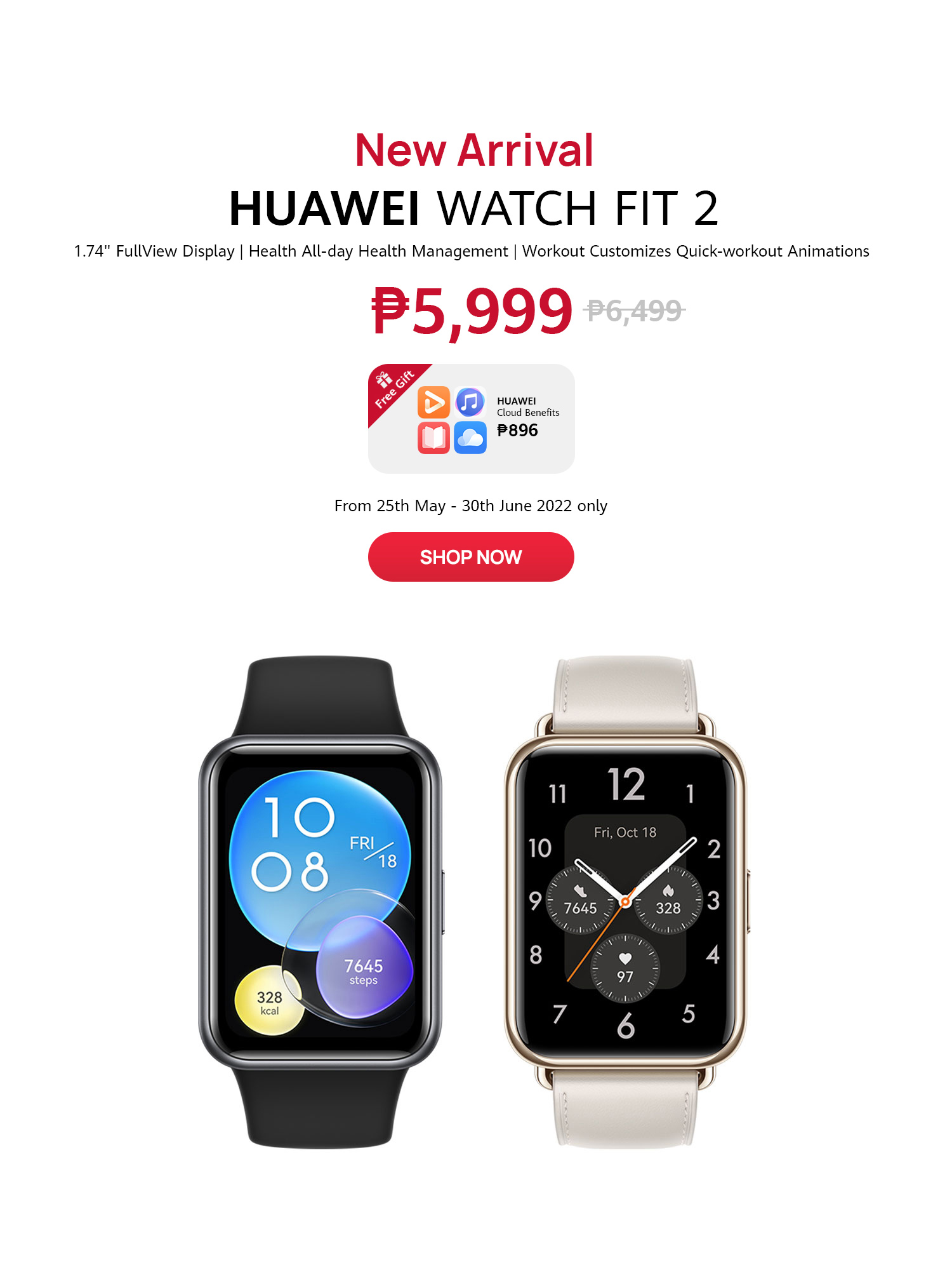 Buy HUAWEI WATCH FIT 2 - HUAWEI Philippines