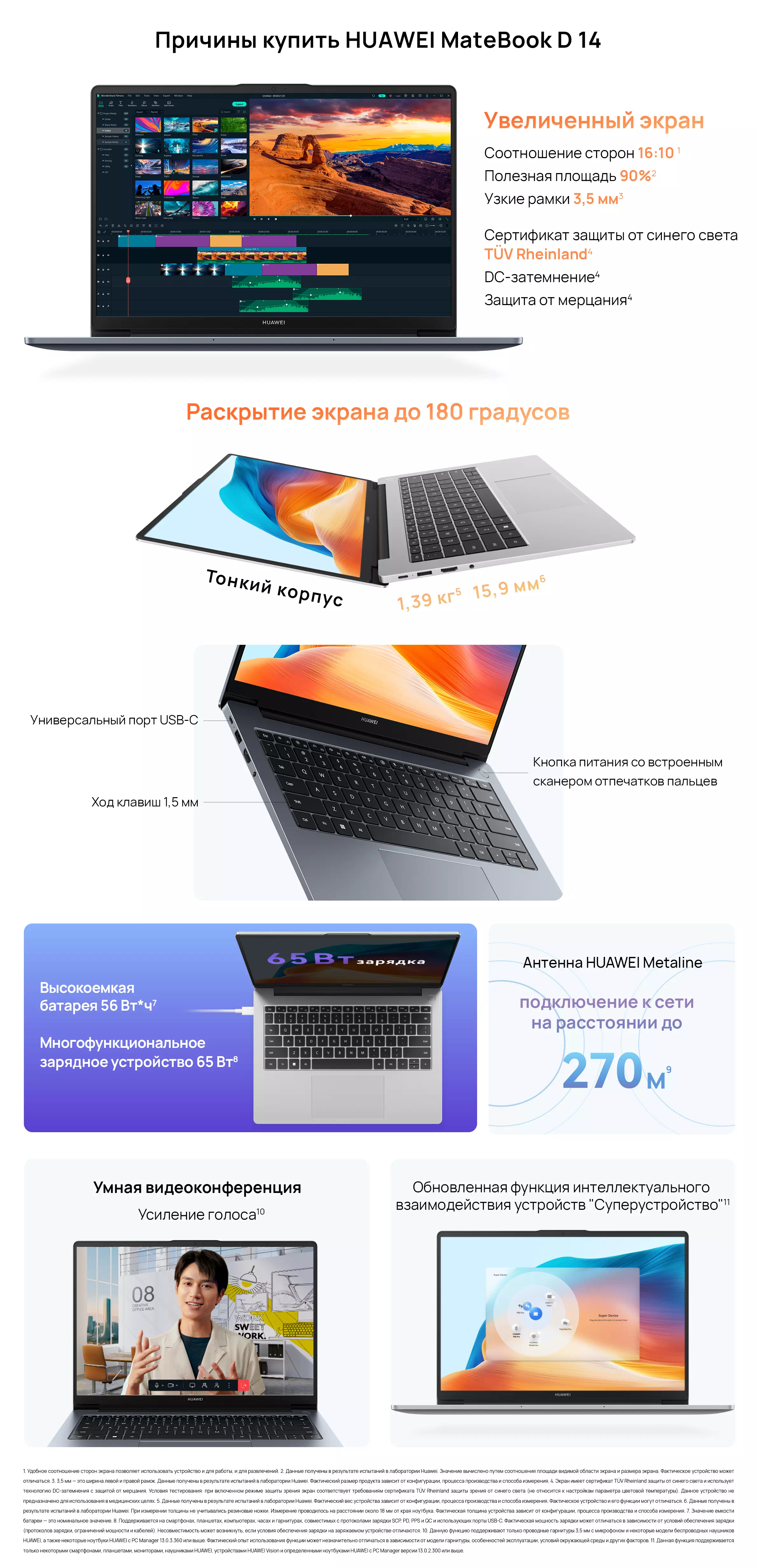 Купите ноутбук HUAWEI MateBook D14 2023 в магазине HUAWEI Россия