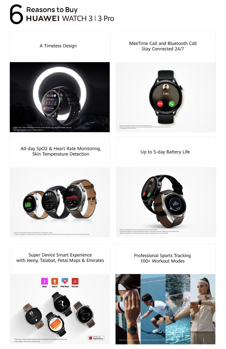 Buy HUAWEI Watch 3 - HUAWEI Store (KSA)