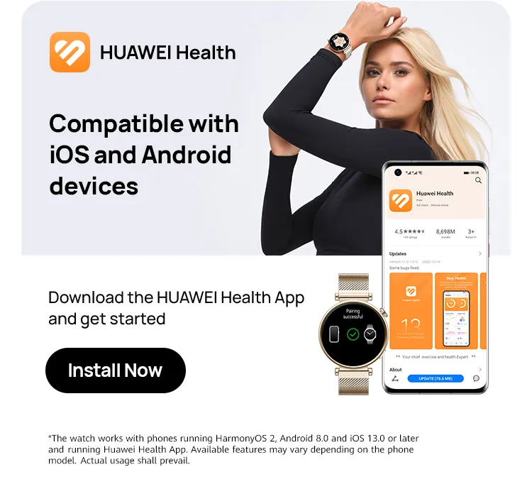 Huawei phone and sales watch