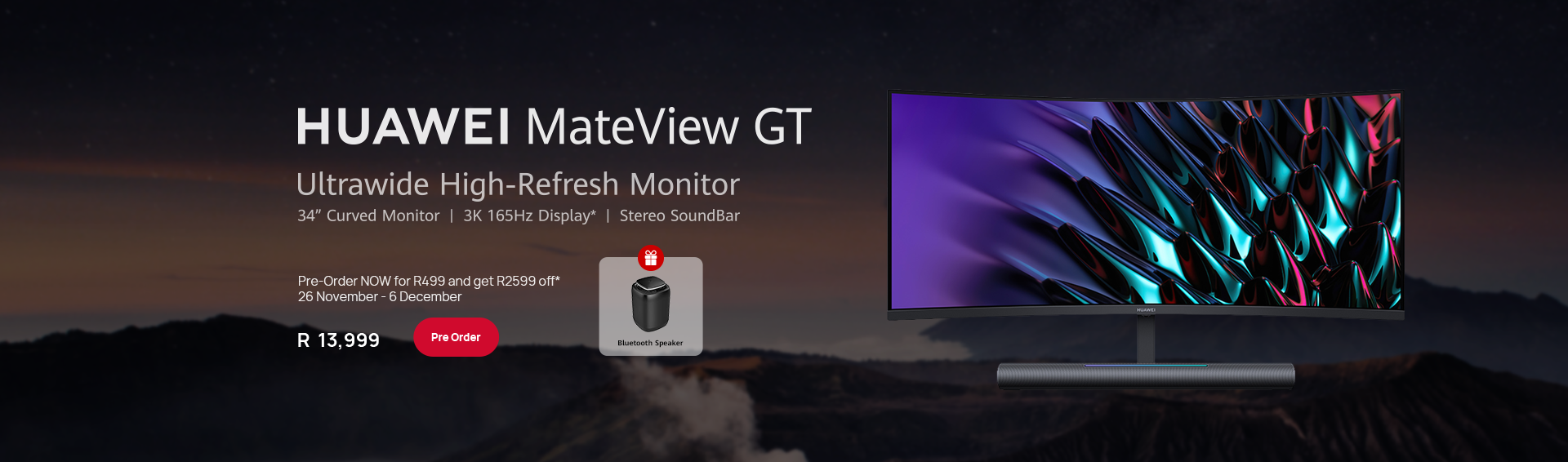 Huawei Launches Huawei MateView GT Monitor In South Africa