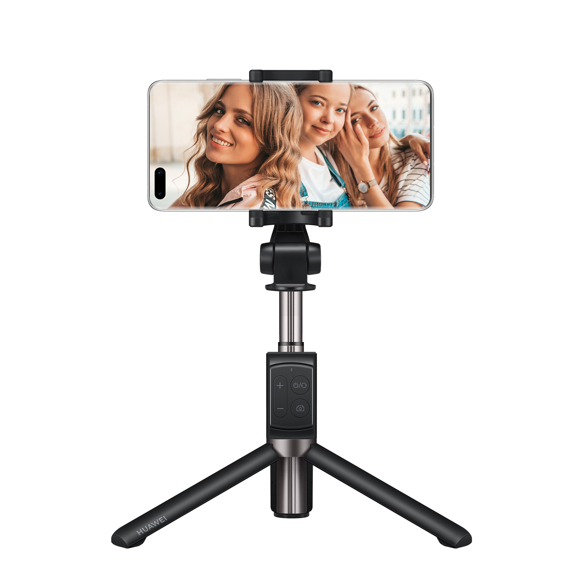 360 Grad Rotation 135cm/ 54 Erweiterte Größe Bluetooth Selfie Stick stativ Drahtlose Bluetooth-Fernbedienung für iPhone X XS XR 8 7 6s Huawei Samsung Gopro Schwarz PEYOU Handy stativ 