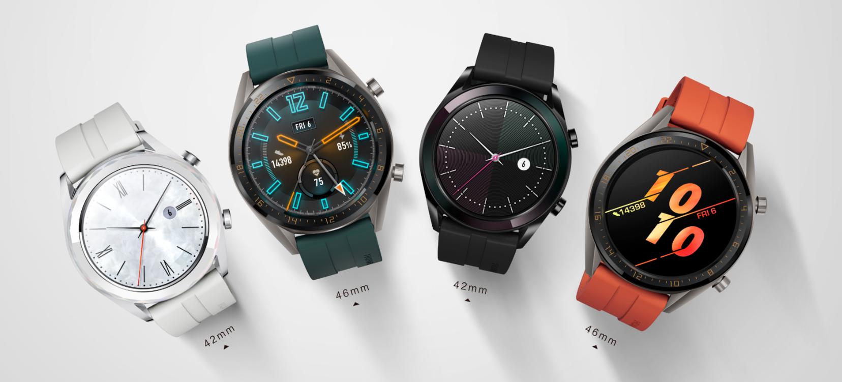Huawei Active and Elegants to HUAWEI WATCH GT Line Up