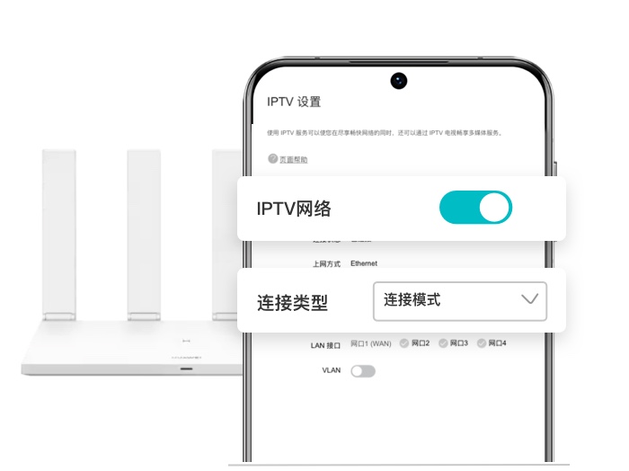 轻松使用 IPTV 功能