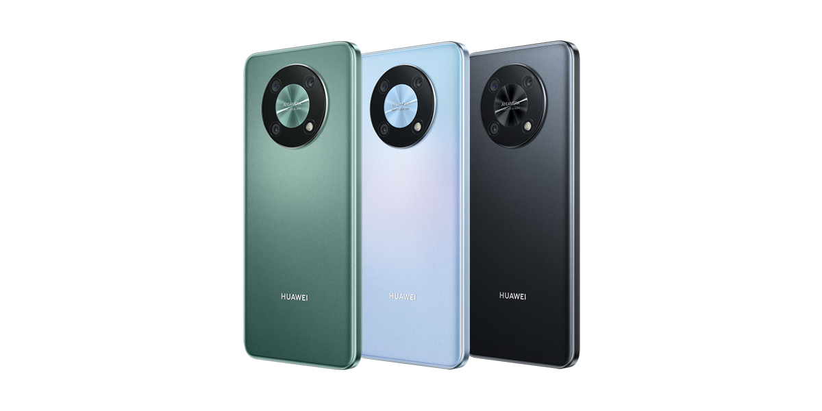 Cover Portafoglio Per Huawei Nova Y90 Con Slot Carte E Funzione Stand - Pelle Premium (Nero)