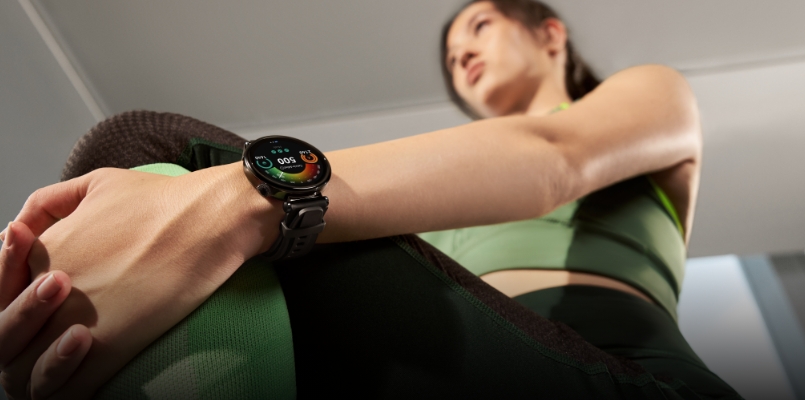 Huawei Watch GT 4 B19F 46mm Bluetooth Smartwatch 1.43 AMOLED Screen  Fluoroelastomer Strap - Black