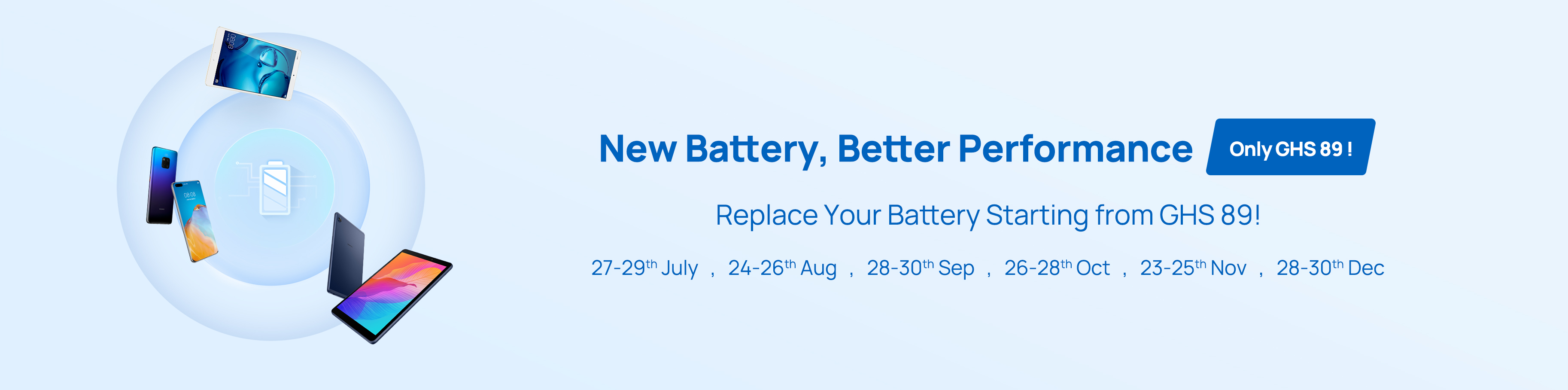New Battery, Better Performance New Battery, Better Performance
