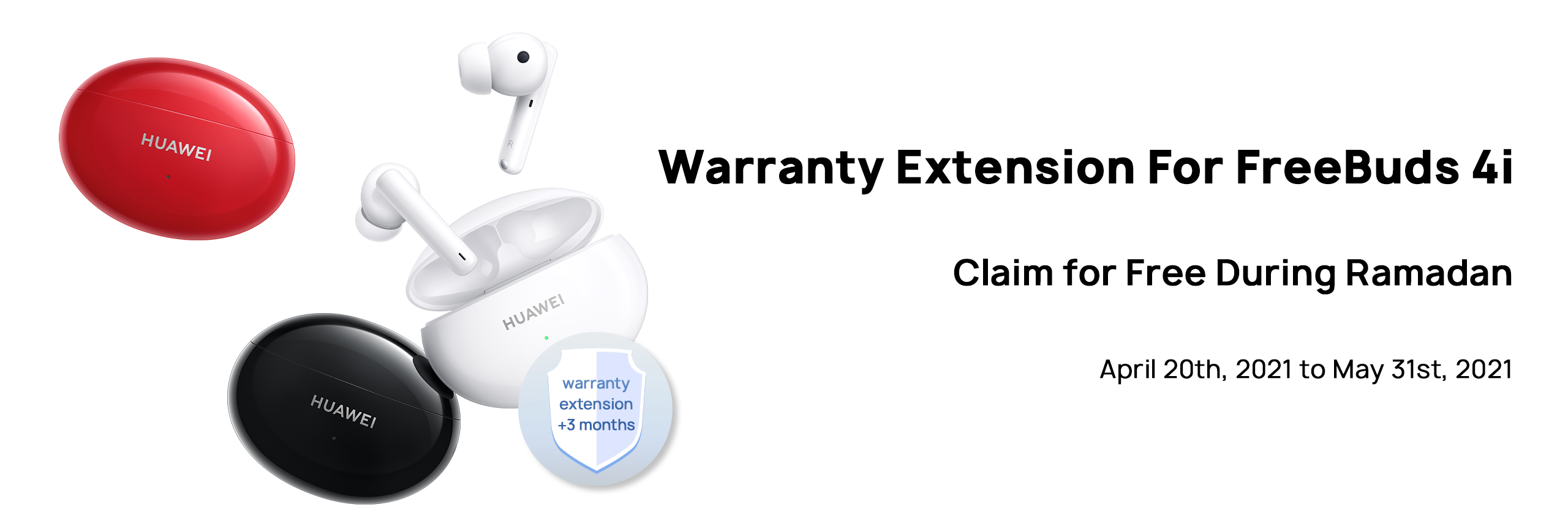 Warranty Extension For FreeBuds 4i HUAWEI Qatar