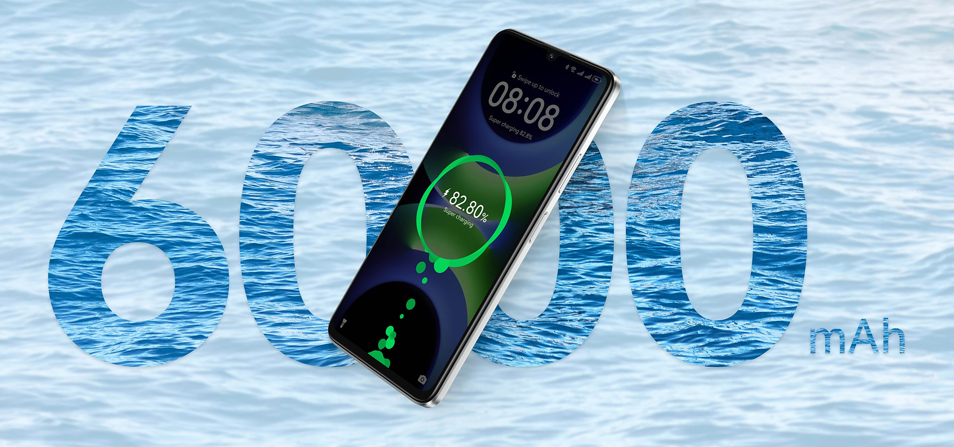 Charging screen on HUAWEI nova Y72S