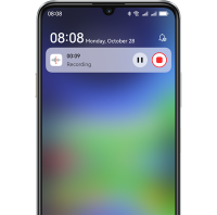 Recording screen on HUAWEI nova Y63
