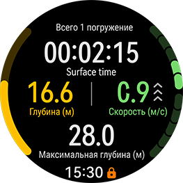 HUAWEI WATCH GT 3 Pro Ceramic Diving Data