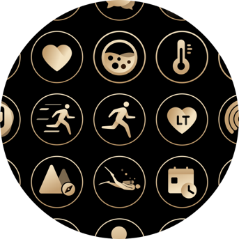 HUAWEI WATCH ULTIMATE DESIGN golden life theme