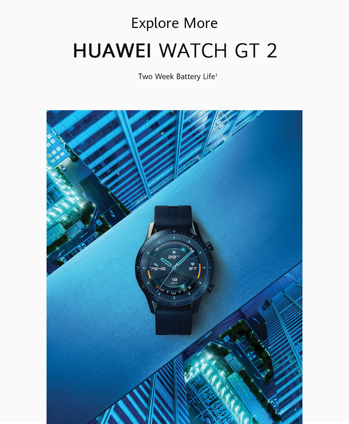 HUAWEI WATCH GT 2, Long Battery Life, Built in GPS | HUAWEI Canada