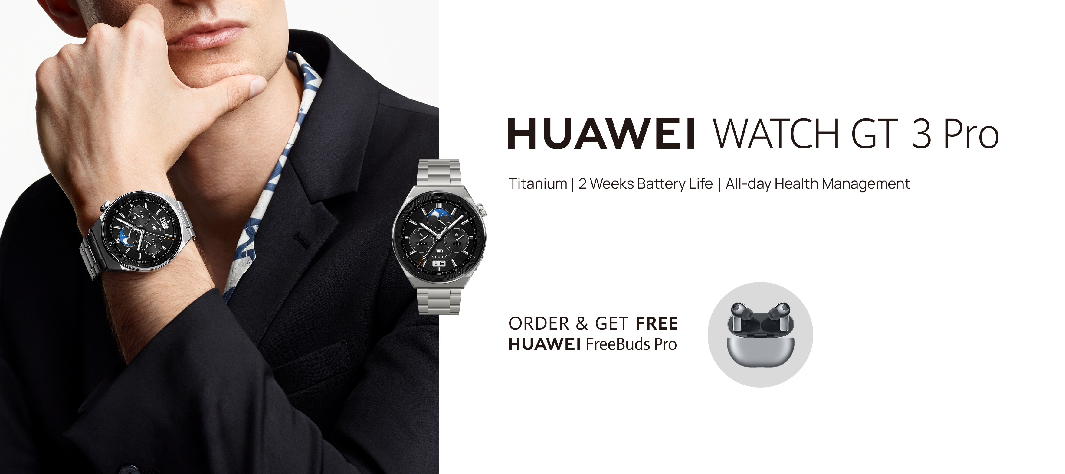 HUAWEI WATCH GT 3 Pro Titanium - HUAWEI Canada