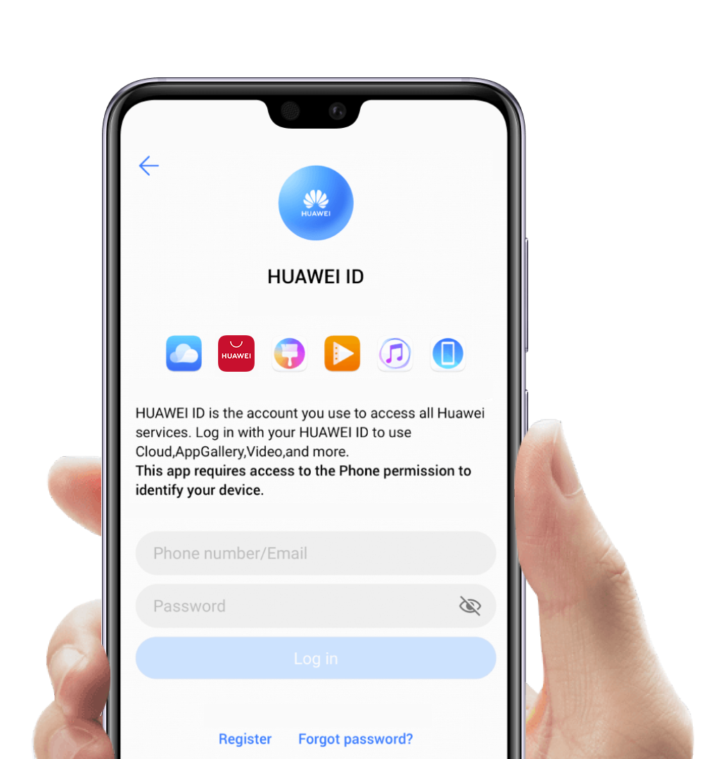 huawei id ochish