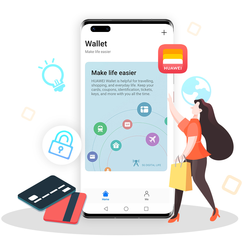 huawei wallet