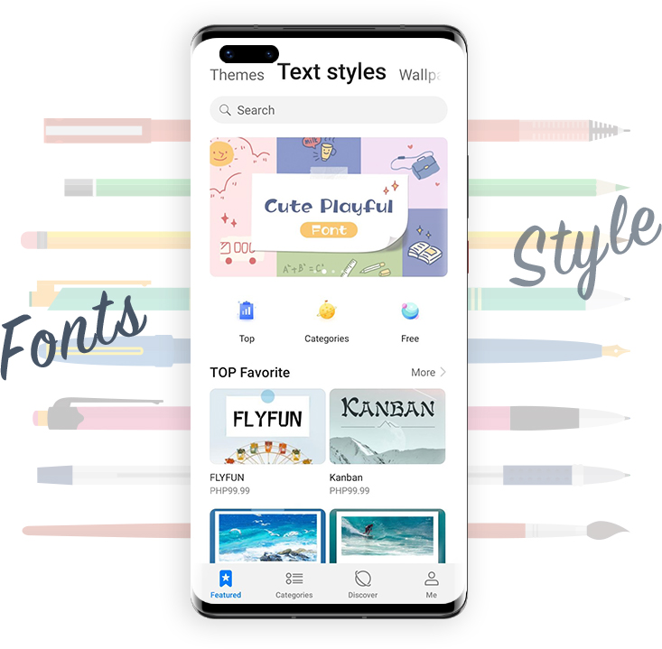 huawei phone themes