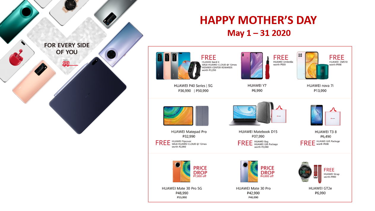 Huawei Celebrate 2020 mother’s day by hosting a Grand Promotion in May