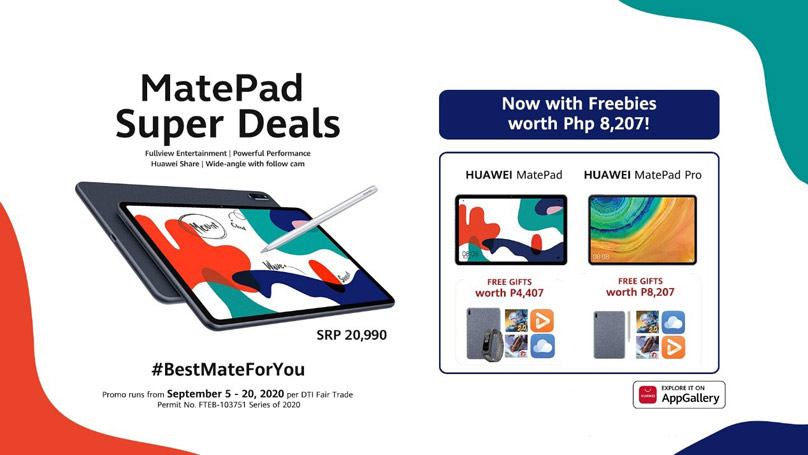 Balance health, work and play: Choose the #BestMateForYou with HUAWEI’s MatePad Super Deals