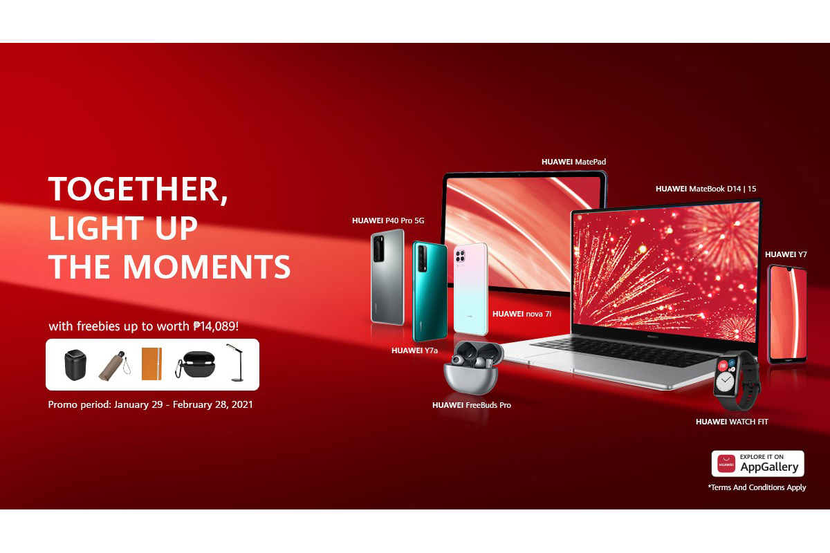 Huawei Illuminates the New Year with “Light Up the Moments” Promotional Deals