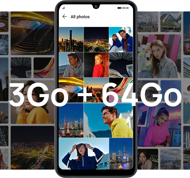 HUAWEI Y6p-4GB+64 GB Large Storage 