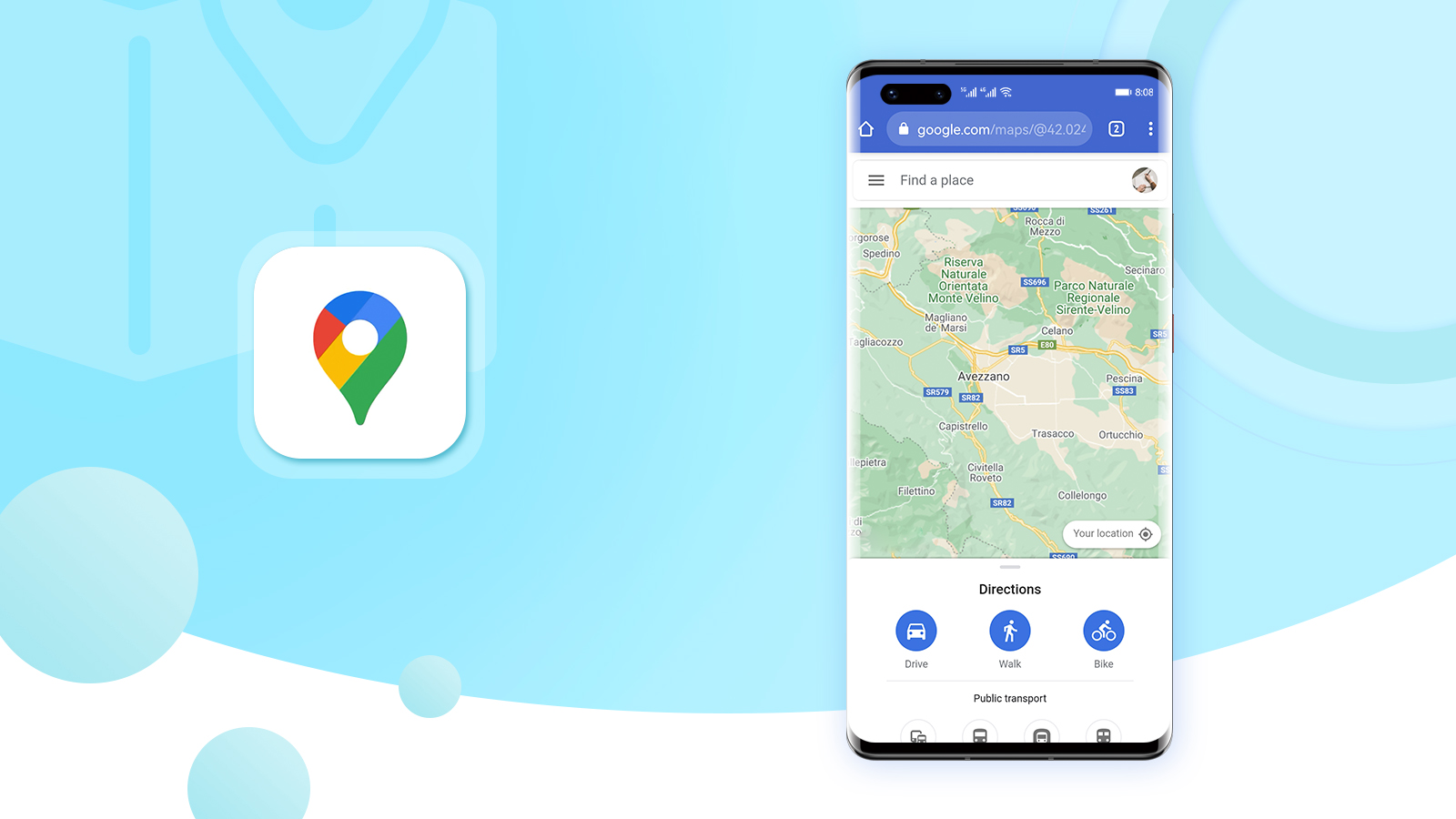 Замена google maps huawei