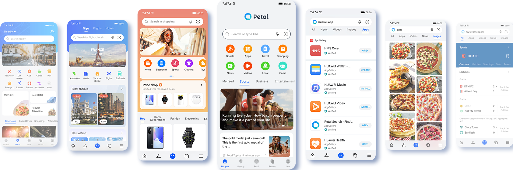 HUAWEI Petal Search Categories