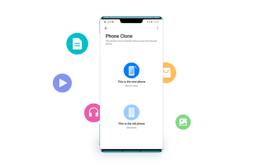 Transférez vos données via Phone Clone