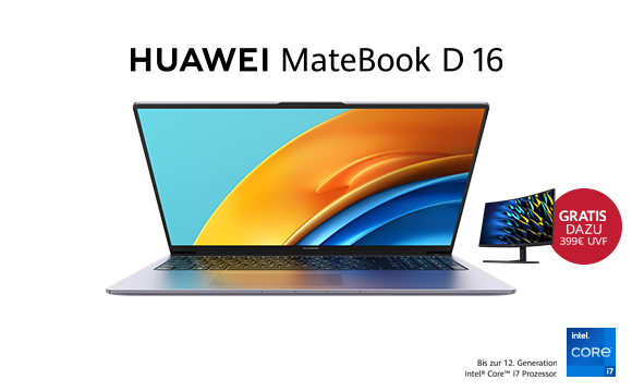 HUAWEi MateBook D16 2022 1&1 Aktion