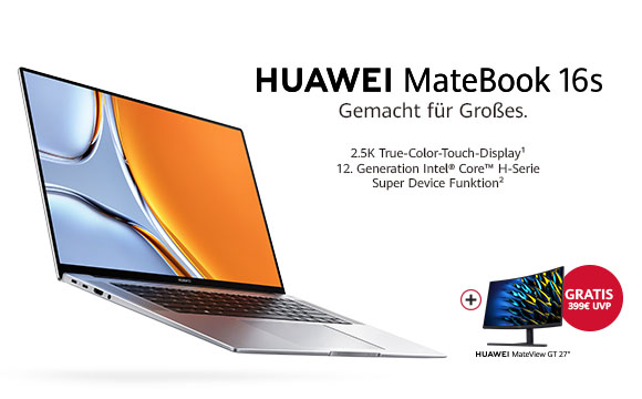 HUAWEI MateBook 16s Launch Angebot