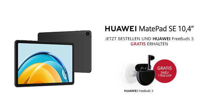O2 Telefonica HUAWEI MatePad SE LTE Frühlings Deals Aktion