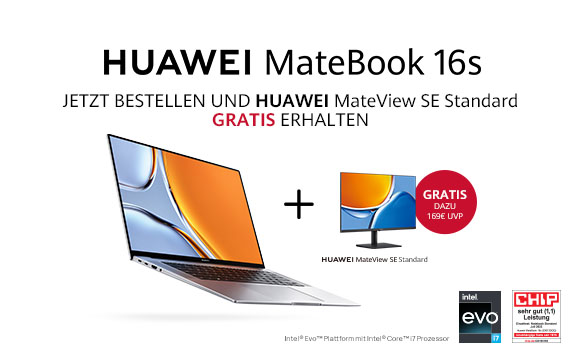 o2 x HUAWEI MateBook 16s Aktion