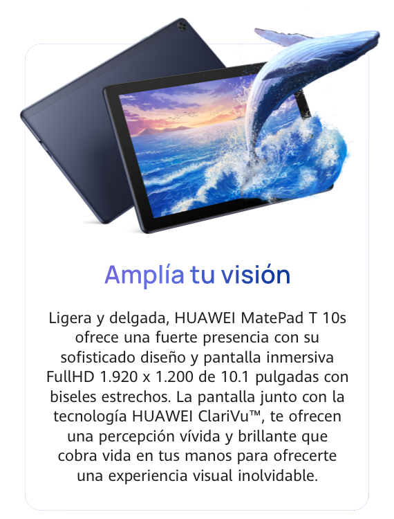 Tienda Vargas, Tableta Huawei MATEPAD T 10S Azul 32GB, Tablets