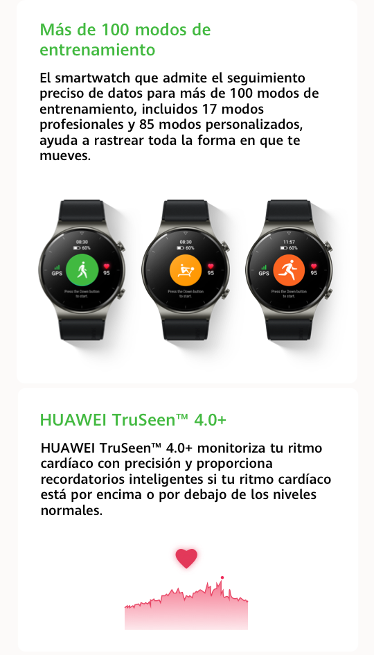 Las mejores ofertas en Huawei Watch GT Relojes inteligentes