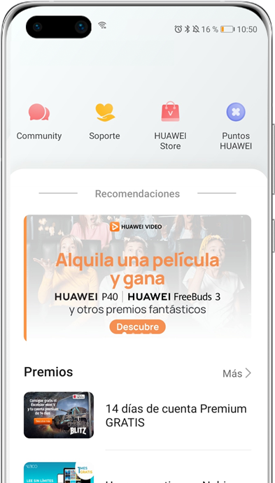 HUAWEI Member Center Home EN1