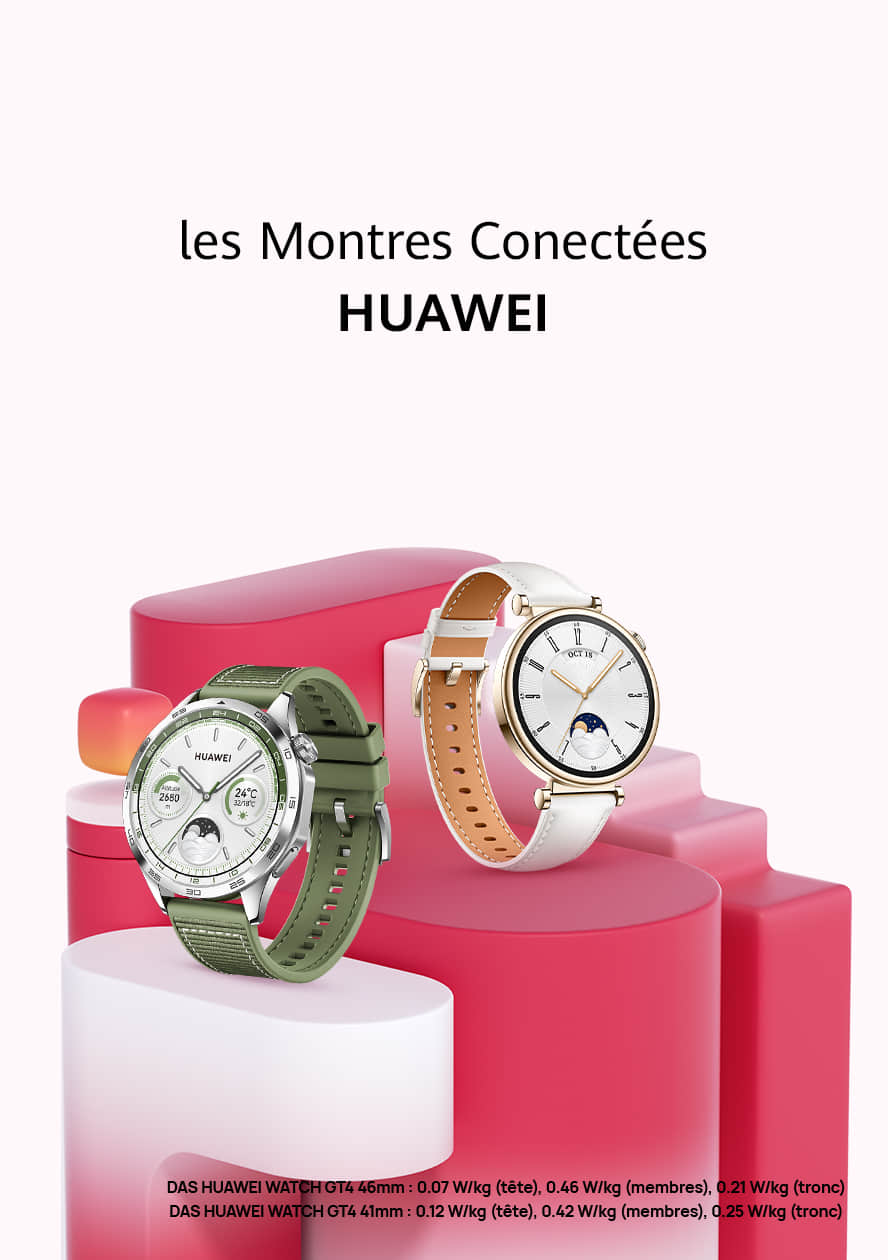 HUAWEI montre connectée - WATCH GT 4 est disponible- HUAWEI France