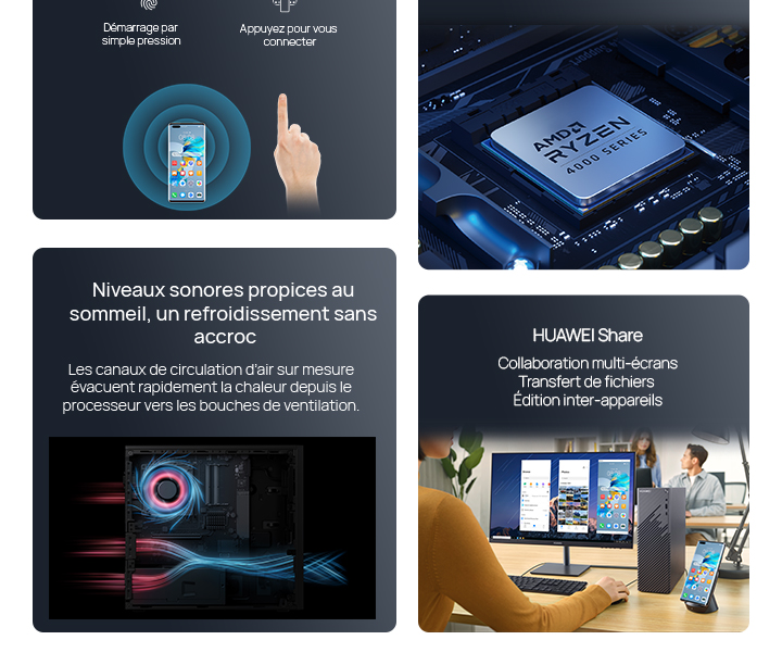 MateStation S : Huawei dévoile son premier PC de bureau en France