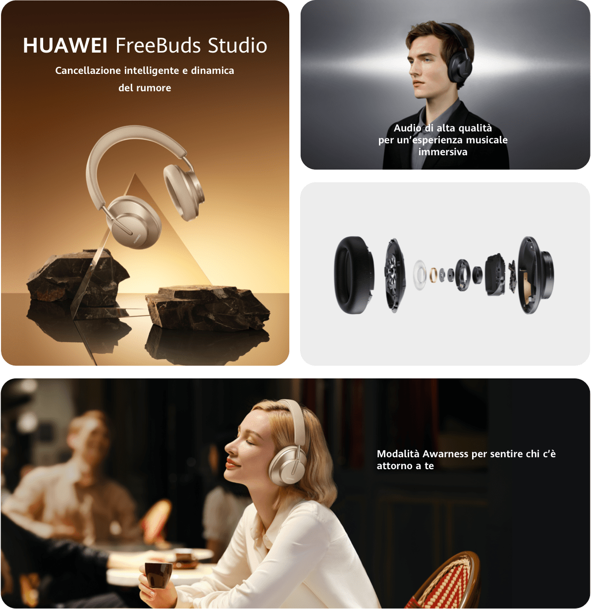 Acquista HUAWEI FreeBuds Studio - HUAWEI Italia