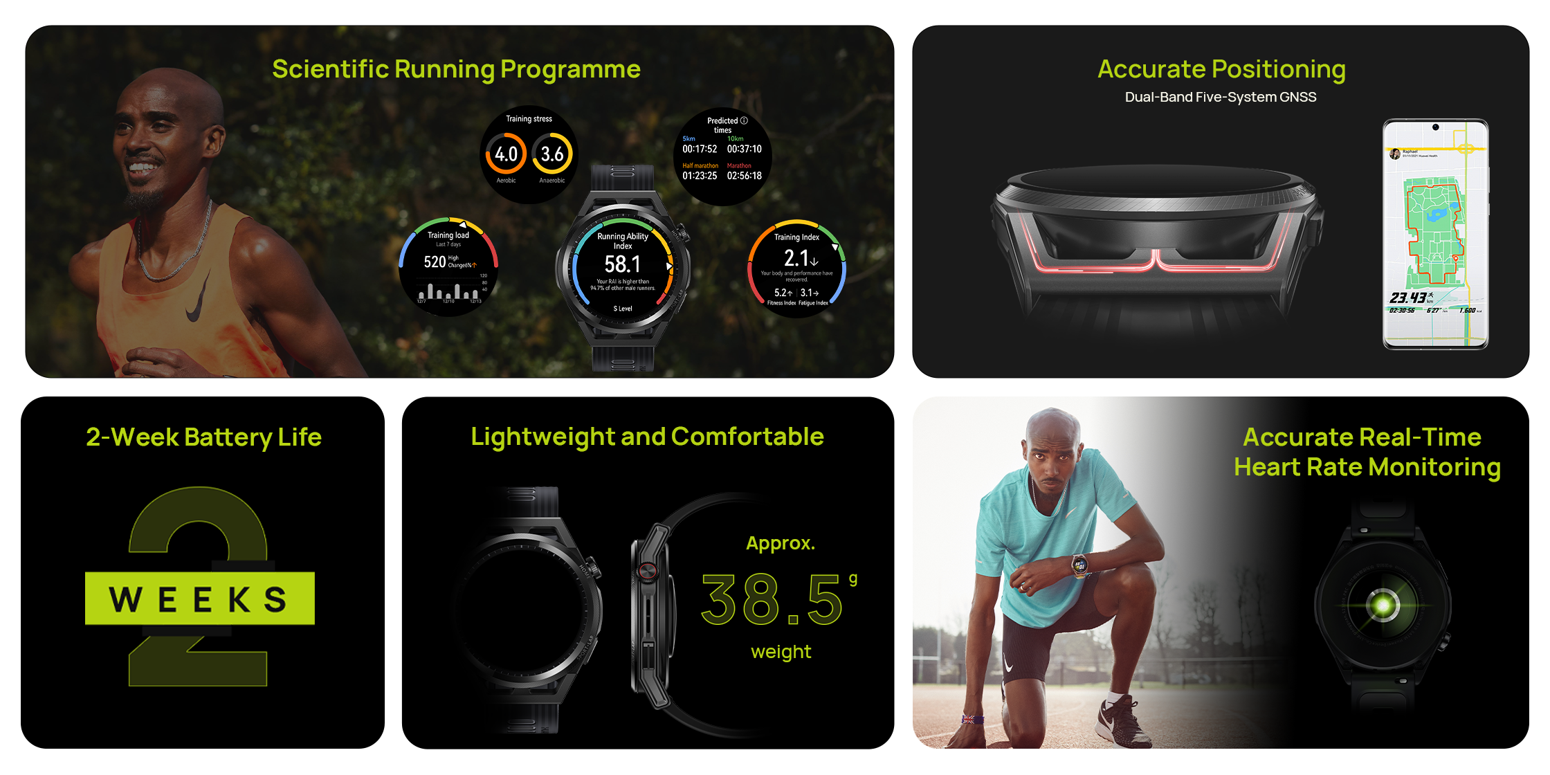 Buy HUAWEI WATCH GT Runner Smart Watch HUAWEI UK