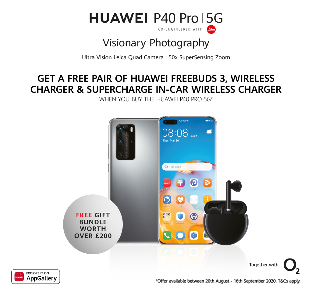 Huawei P40 Pro 5g O2 Promo Huawei Uk
