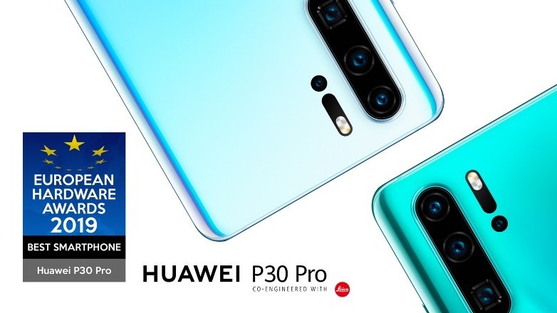 تأكيداً لريادته الهواتف المتطورة بالعالم هواوي HUAWEI P30 Pro يفوز بجائزتي European Hardware Association وMWC Shanghai لأفضل هاتف ذكي في عام 2019