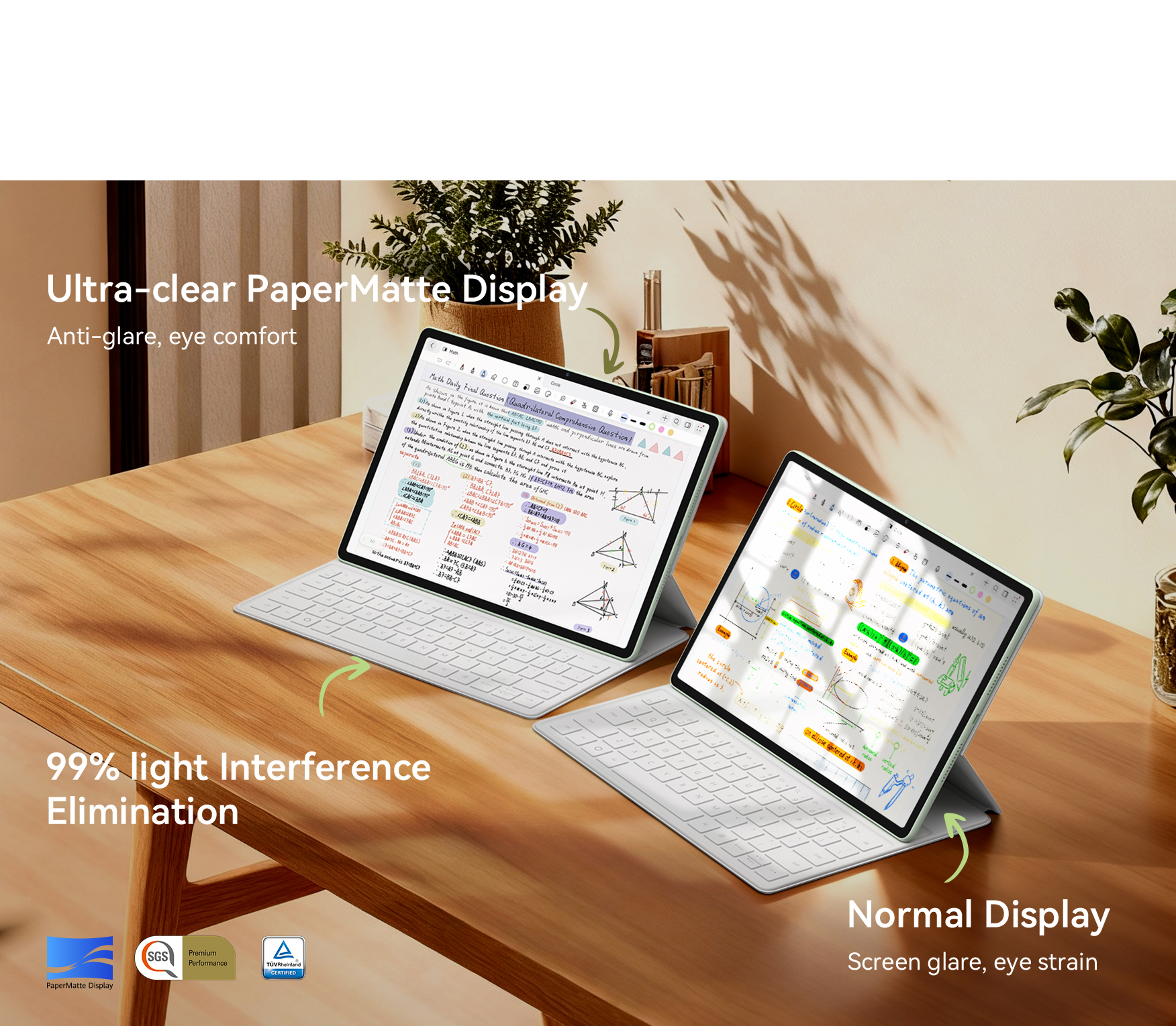 Tired of screen glare and want a tablet that provides eye comfort?
