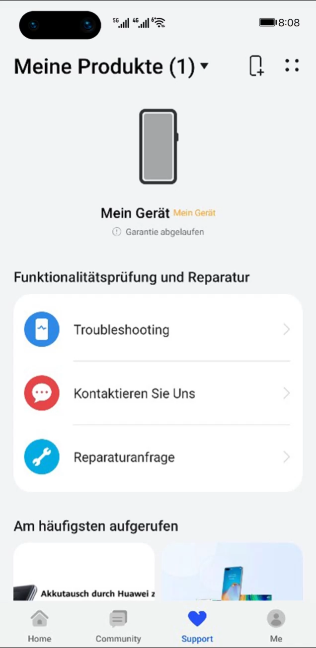 Alle Services auf einen Blick