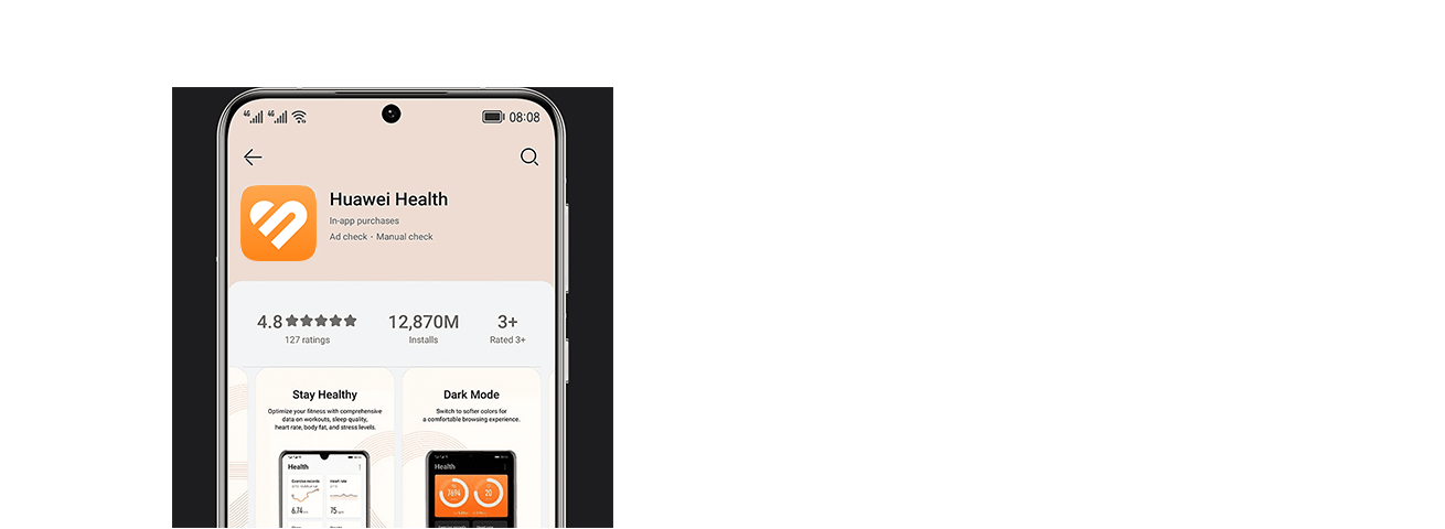HUAWEI WATCH GT Runner health app